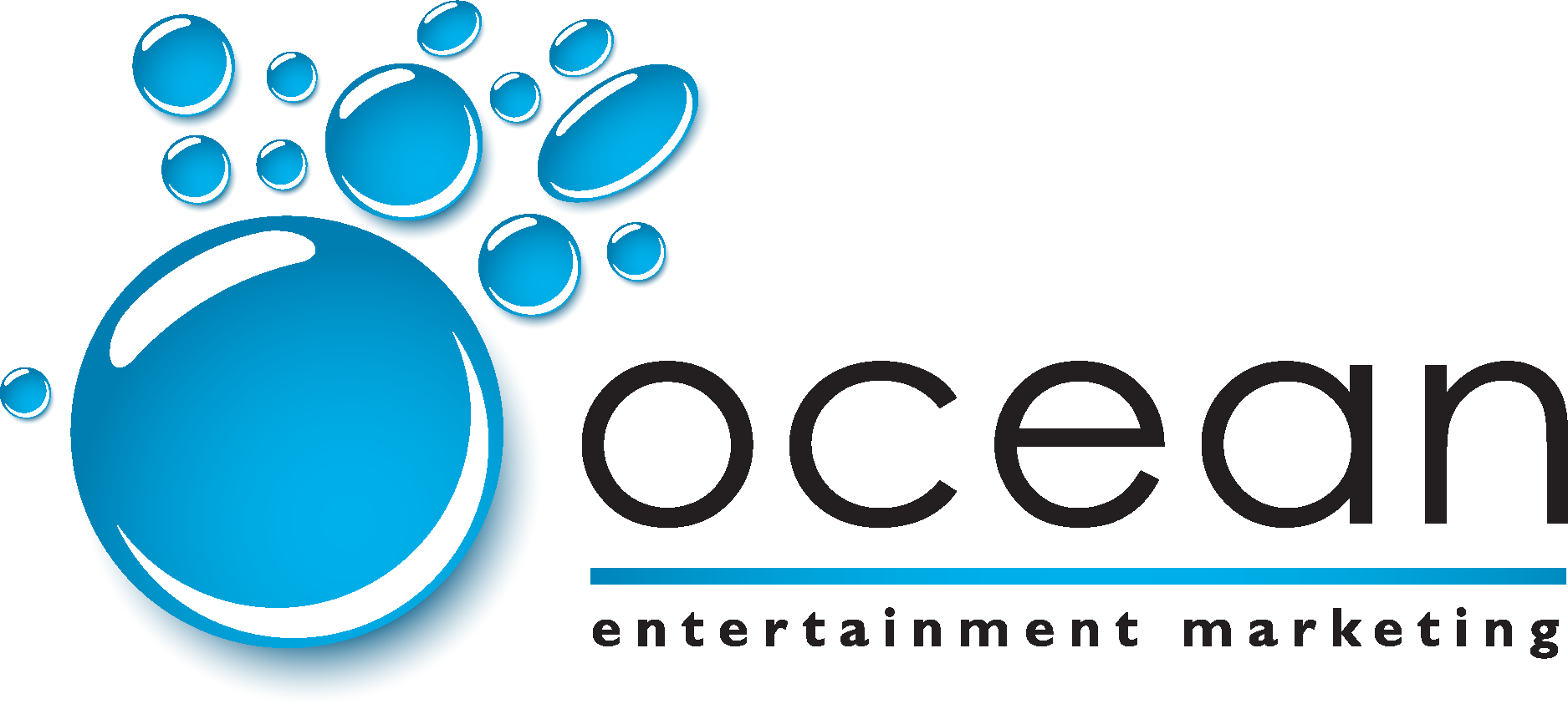 Ocean Entertainment Marketing Logo Vector Logo